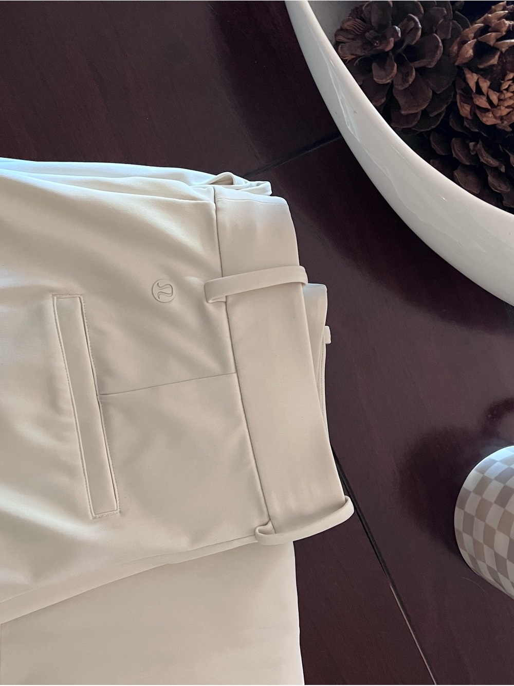 lululemon athletica Light Ivory High-Rise Wide Leg Trousers *SHORT*